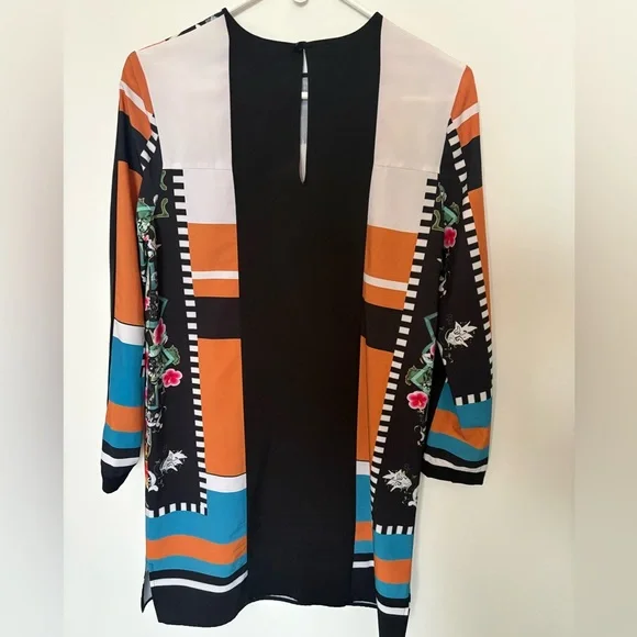 Clover Canyon Cuban Scarf Multicolour Shift Dress - size S - Picture 3 of 7